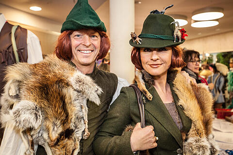 Fastnacht in Franken - Promis und Besucher