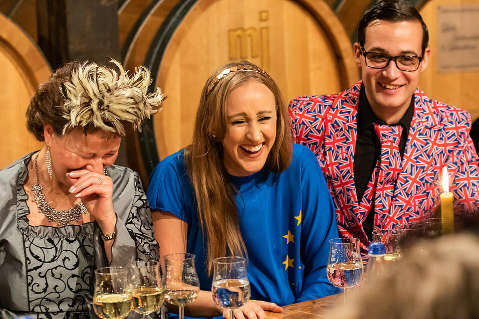 N&auml;rrische Weinprobe